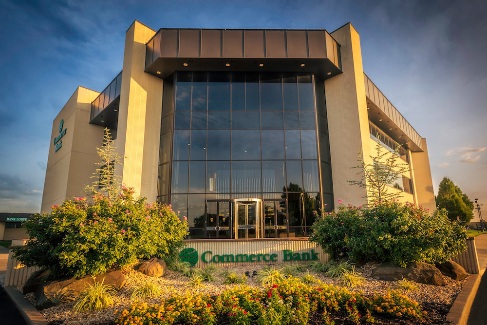 Commerce Bank's third-quarter net income comes to $122.6 million.